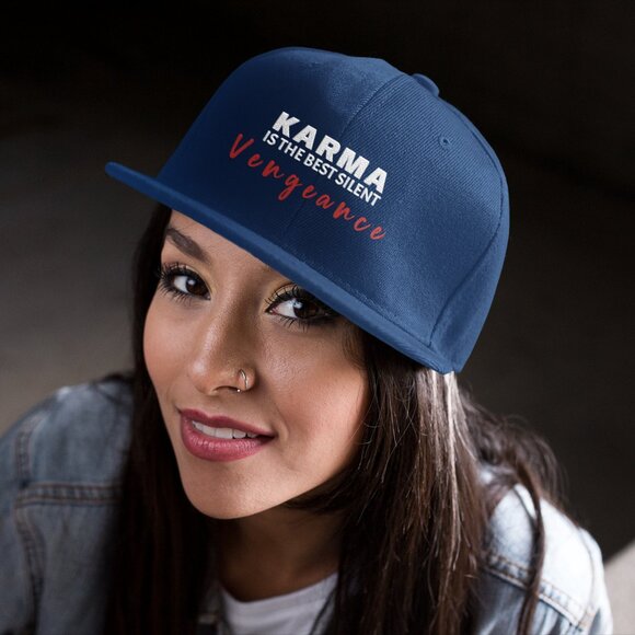 La Sousculture Other - NWT - Multiple Hats - Karma Is The Best Silent Vengeance Embroidered Snapback